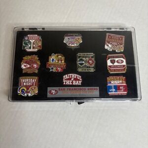 San Francisco‎ 49ers 2024 Season 10 Piece Pin Set Limited Edition NWT